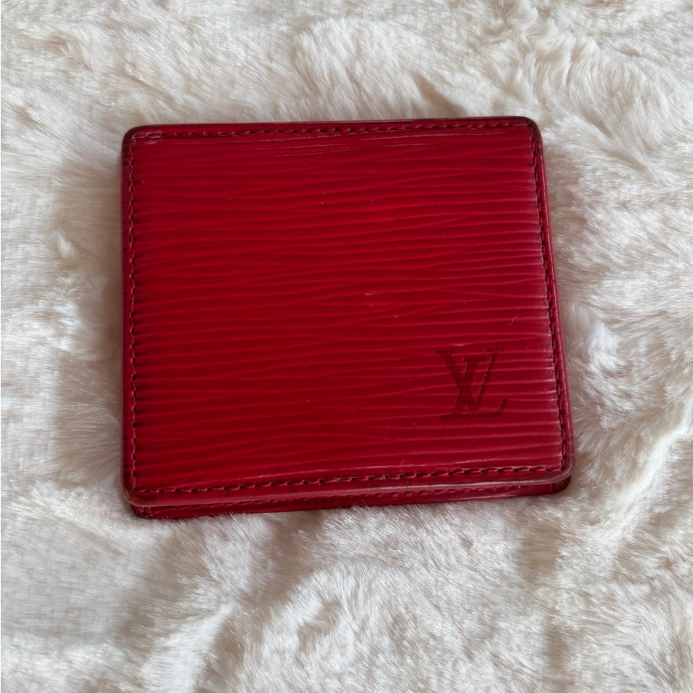 Authentic Louis Vuitton Red Wallet/Coin purse